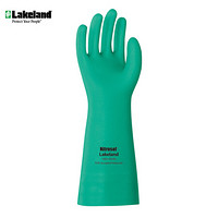 雷克兰（Lakeland）丁腈橡胶手套耐酸碱溶剂实验防滑耐油劳保工业化学防化手套 M码10双装EN15F