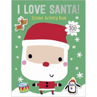 Sticker Books I Love Santa