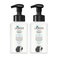 LORDE里兜 宠物狗狗沐浴露套装400ml*2 通用型 氨基酸狗泡沫浴液 狗狗洗澡香波 除味止痒 宠物用品