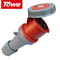 同为（TOWE）63A工业连接器/IP67防浸大功率工业插头插座5芯3P+N+E母头