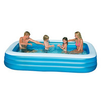 INTEX 58484充气家庭游泳池 儿童水池长方形海洋球池洗澡浴盆戏水池305*183*56cm
