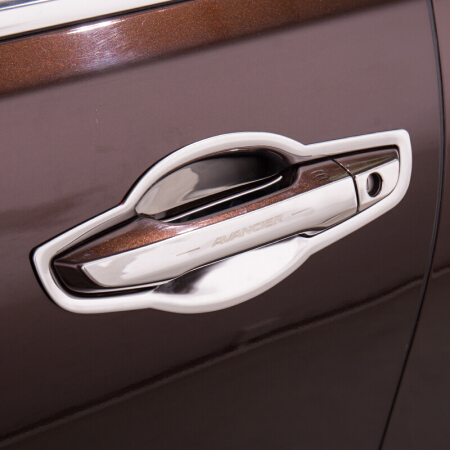 小忙牛（Mcow）小忙牛装饰配件适用本田冠道门碗贴URV改装专用车门把手拉手亮片 冠道 外门碗 蓝钛