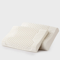 LOVO 乳胶枕枕头 泰国原产乳胶颗粒按摩枕芯低枕 39*59cm