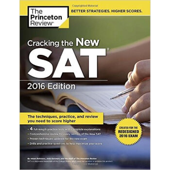 Cracking the New SAT with 4 Practice Tests, 2016