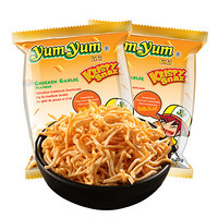 泰国进口 养养牌（yumyum）蒜蓉鸡味点心面 组合装 25g*6包 干脆面