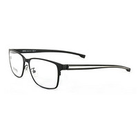 HUGO BOSS 雨果博斯 中性款黑色镜框黑色镜腿金属全框光学眼镜架眼镜框 0901 F QUS 56MM