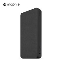 Mophie移动电源USB-C快充充电宝便携式15w双向快充移动电源20000毫安Type-c智能移动电源 黑色