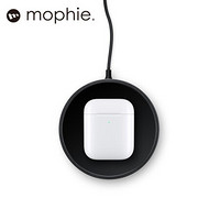 Mophie苹果X无线充电器快充版适用iPhoneXs/XsMax/Xr/8Plus含充电头立式支架 黑色（可充airpods2 不含支架） 无线充电器