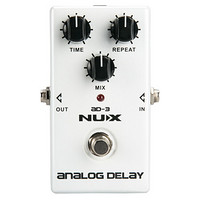 Nux AD-3模拟延迟/延时单块效果器 银白色
