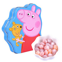 小猪佩奇 Peppa Pig 佩奇造型铁盒装 果汁软糖 水果软糖 50g/盒 颜色随机发货