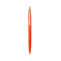 BIC比克 Clic Gold圆珠笔PenBeat（0.7mm黑-荧光橙笔杆）墨西哥进口文具 办公签字笔学生顺滑原子笔
