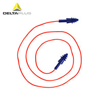 代尔塔 /DELTAPLUS 圣诞树形中空硅胶耳塞带绳 无需揉搓使用方便卫生耐用  蓝色 10副/包 1包装 103113