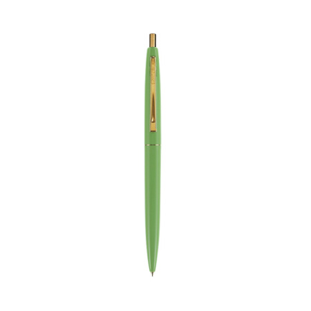 BIC比克 Clic Gold圆珠笔PenBeat（0.7mm黑-苹果绿笔杆）墨西哥进口文具 办公签字笔学生顺滑原子笔
