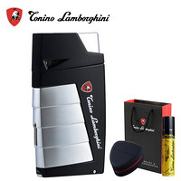 Tonino Lamborghini 德尼露·兰博基尼打火机电子充气打火机蓝焰直冲防风打火机生日节日礼物TTR018000黑色