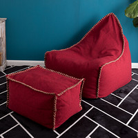 紫叶（ziye）懒人沙发豆袋单人创意小户型客厅卧室布艺躺椅懒人榻榻米沙发