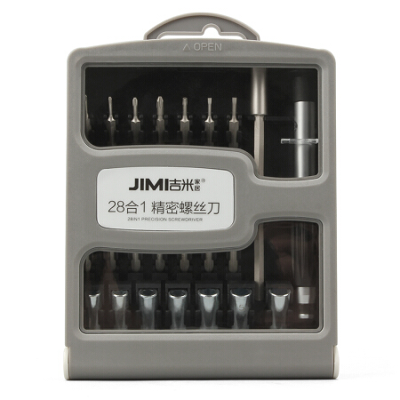 吉米家居 JM-JA128 28合1南旗款多功能精密螺丝刀套装家用苹果手机钟表笔记本电脑数码维修工具起子