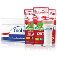Globemilk 荷高 荷兰原装进口 3.8g蛋白有机脱脂纯牛奶200ml*24 高钙0脂肪早餐奶