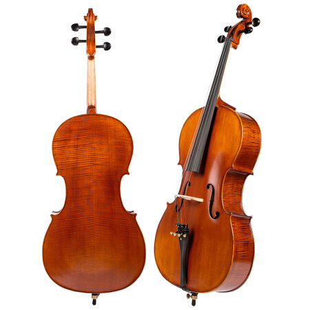 相思鸟(LOVEBIRD) 手工大提琴 4/4成年人专业演奏考级 30年云杉木面板枫木背板带随行包湿度计 XS6501