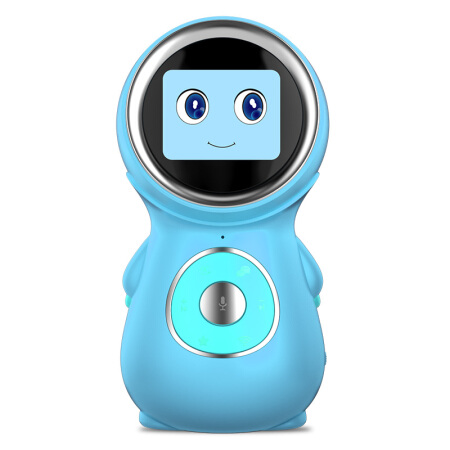 智力快车 金小帅儿童智能机器人学习机3-6-12岁教育陪伴早教语音对话小胖WIFI版蓝色