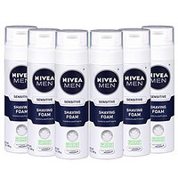 Nivea 男士 敏感肌肤 剃须啫喱 ，7oz/瓶，共6瓶