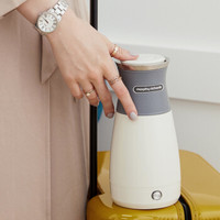 Morphy Richards 摩飛 摩飛電器（Morphyrichards）電水壺電熱水壺 旅行便攜水壺不銹鋼保溫燒水壺MR6090 灰色