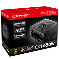 Tt額定650W Smart BX1 650W 臺式機電腦主機機箱電源