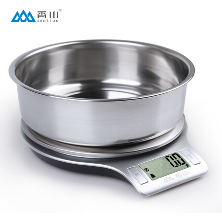 SENSSUN 香山 厨房秤 0.1g家用电子秤高精准烘焙克秤食物秤 EK813-带不锈钢载物盘