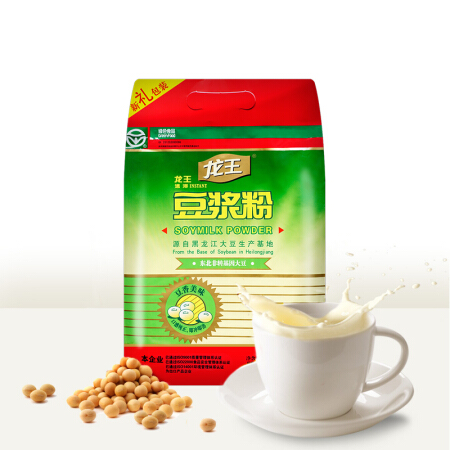 龙王 豆浆粉 600克(30g*20 小袋）速溶  东北非转基因大豆