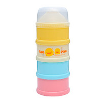 黄色小鸭/PIYOPIYO  彩色特大四层奶粉罐便携式宝宝奶粉盒 830007