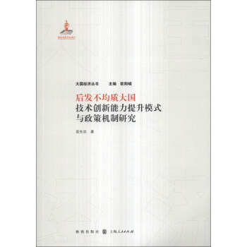 大国经济丛书：后发不均质大国技术创新能力提升模式与政策机制研究