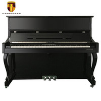 哈罗德（HARRODSER）原装进口 立式钢琴 初学考级 H-119演奏钢琴 119高度 黑色