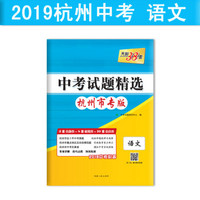 天利38套 杭州市专版 中考试题精选 2019中考必备--语文