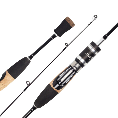 二次元 路亚竿套装直柄枪柄路亚入门路亚竿钓竿打黑鱼套装海竿抛竿 1.68米单竿稍直柄UL调马口单竿 ECY1009