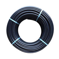 语塑 PE盘管 给水管热熔管 饮用自来水管HDPE管 黑色 DN90 100米/盘 一盘价 定制