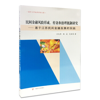 南京大学经济学院文库·民间金融风险形成、传染和治理机制研究：基于江苏民间金融发展的实践