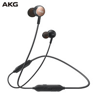 AKG Y100 WIRELESS 颈挂式无线蓝牙耳机 入耳式运动 手机游戏磁吸环境感知音乐耳机 玫瑰金