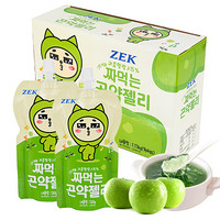 马来西亚进口 ZEK 蒟蒻苹果汁果冻 休闲零食 可吸果冻 苹果汁果冻 130g*9袋