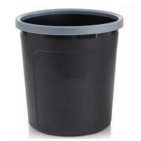 日兴（RIXING）垃圾桶  加厚耐用带压圈垃圾桶清洁桶圆纸篓  1个