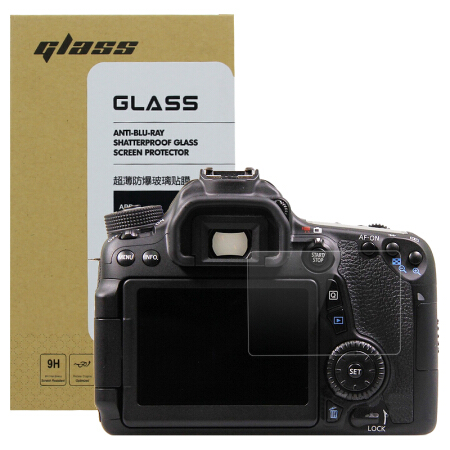 天气不错 佳能Canon 70D/80D单反相机 钢化玻璃屏幕保护贴膜 高透防刮防爆金刚膜