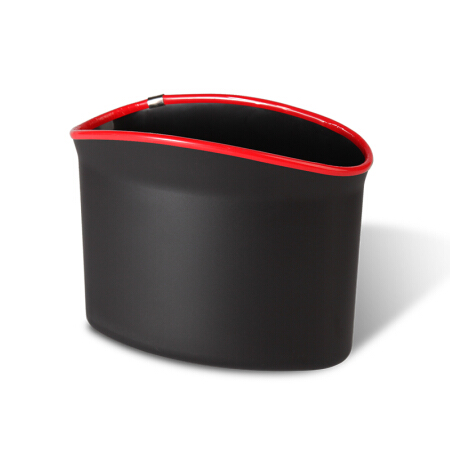 九百 汽车收纳盒车载垃圾桶车用杂物储物盒后排椅背门边挂式大容量置物桶WY-940红色