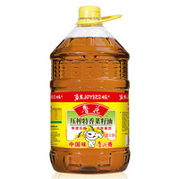 鲁花 食用油 非转基因 物理压榨 特香菜籽油（京东定制） 6.18L