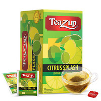 阳光˙赞（Teazup）斯里兰卡进口 劲爽柠檬味绿茶1.8g*20包 进口茶叶袋泡绿茶包 36g