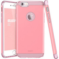 亿色（ESR）iPhone6/6s手机壳/保护套 4.7英寸苹果6S手机套 防摔软壳 悦色跃色系列 蜜桃粉