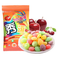 中国台湾进口 秀逗爆酸水果糖（苹果+樱桃）130g/袋 进口糖果 休闲食品硬糖 怀旧零食小吃