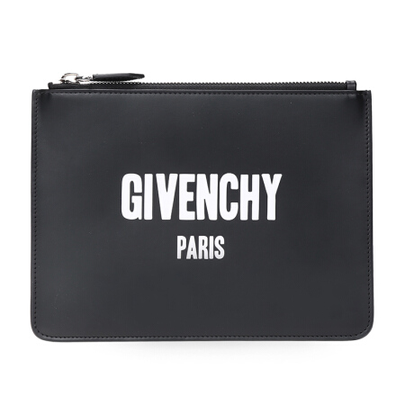 GIVENCHY 纪梵希 男士黑色牛皮手拿包 BK06071562 001