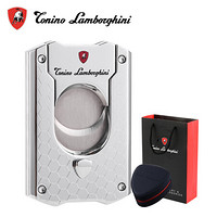 Tonino Lamborghini/德尼露·兰博基尼 雪茄剪 雪茄刀 生日礼物 商务礼品 TNF002013 银色六角纹