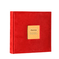 亮丽（SPLENDID）相册 影集 复古红色4R6英寸200张 绒面插页相片册 照片册 创意礼物