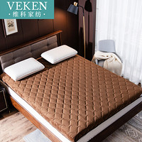 维科家纺 床垫家纺 宝宝绒床垫子 可折叠四季可用床褥子 保暖床垫床褥 120*200*9cm 棕色