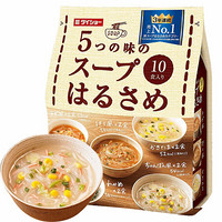 日本进口 daisho大昌 代餐饱腹速食春雨大正方便粉丝汤 5种口味10袋装164.6g