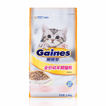 佳乐滋 Gaines 喵喵爱全价幼年期猫粮1.0kg